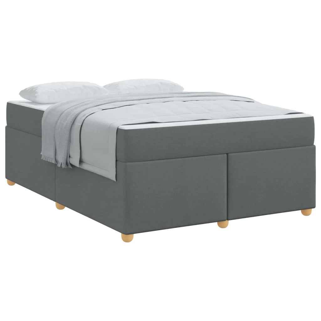 Struttura del letto Grigio scuro 140 x 200 cm Tessuto 3399357