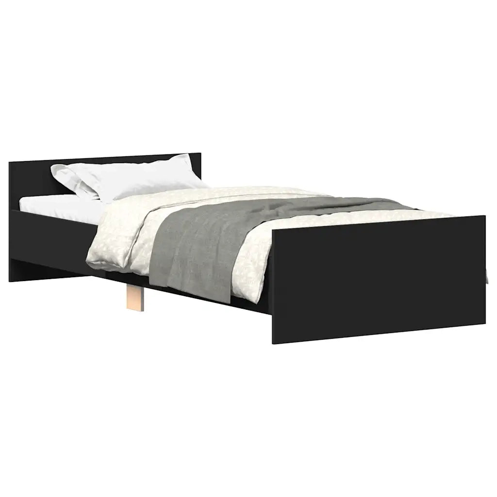 Giroletto Nero 75x190 cm Small Single in Legno Multistratocod mxl 132243