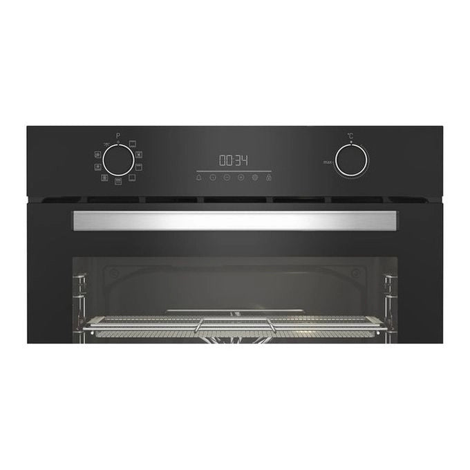 Beko b300 Forno Multifunzione BBIMA13302BMPE Pirolitico con AirFry, , 9 Funzioni, A+, Cristallo Nero e Inox