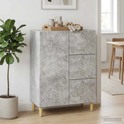 Credenza Grigio Cemento 66 x 34,5 x 90 cm Legno ingegnerizzato 895088