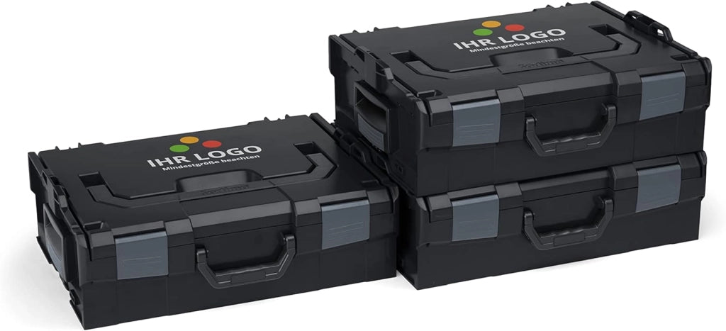 L BOXX 136 Set da 3 pezzi | Dimensione 2 professionale blu | Cassetta degli attrezzi in plastica | Cassetta degli attrezzi professionale vuota