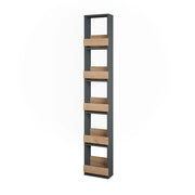 Vicco Portabicchieri da vino Quercia dorata/antracite 30 x 180 cm