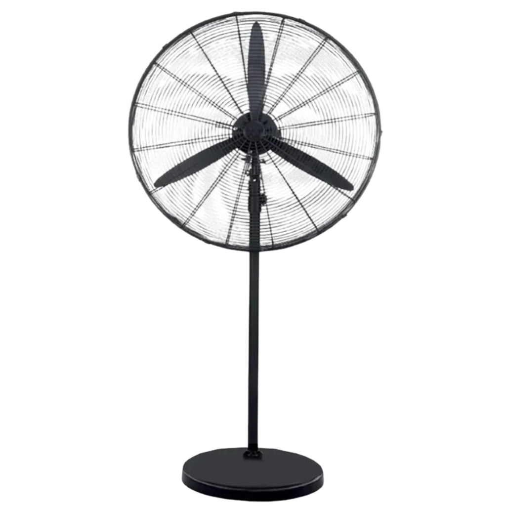 Ventilatore Industriale Zenith 230W Ø75 cm - 3 Velocità, Base Tonda, Alta Stabilità e Durabilità