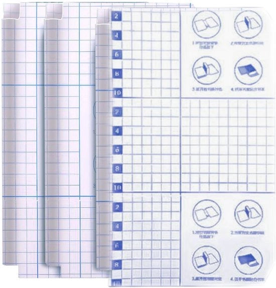 Copertine per Libri 20 Stuks - Protezione Idrorepellente - Film Trasparente Adesivo - Formato A4 - Motivo Diamantato Translucido - Ideale per Casa/School - Copertine per Libri