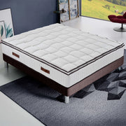Materasso Piazza e Mezza 140x200 in Memory Foam - Sostenitovo Sfoderabile - con TOPPER REMOVIBILE - Lato Estate/inverno - Alto 24 cm - Ortopedico e ottimo per la schiena