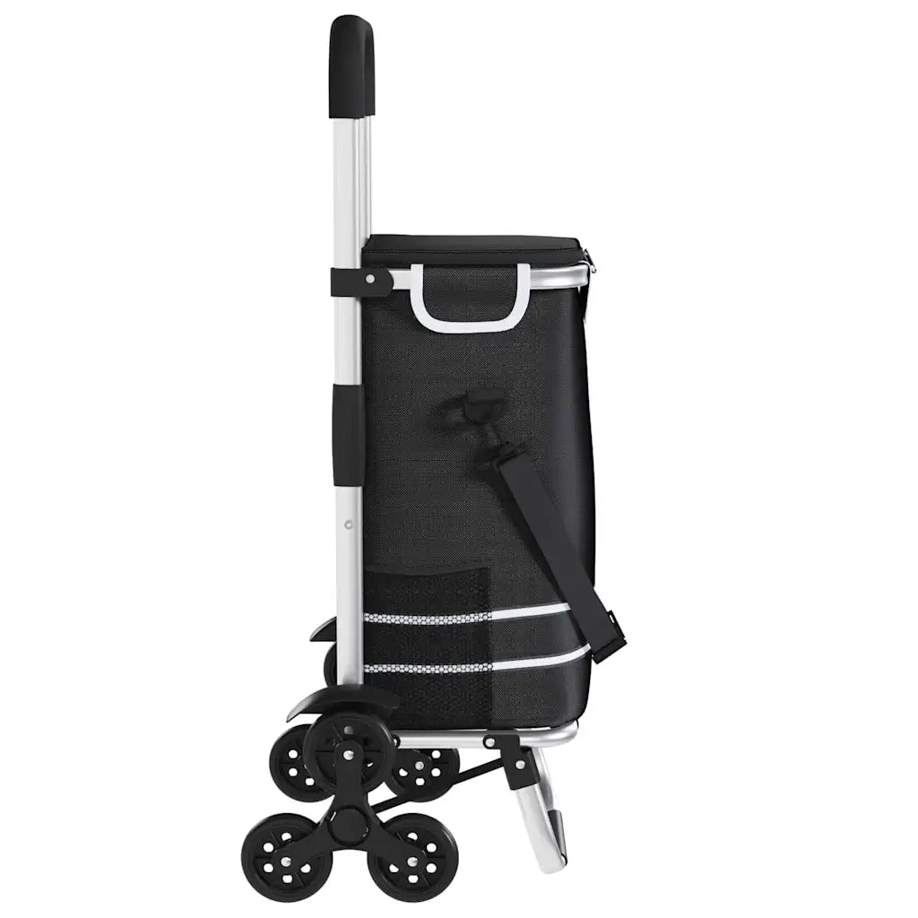 Carrello della spesa Nero 47 x 39 x 100,5 cm Tessuto Oxford 42002337