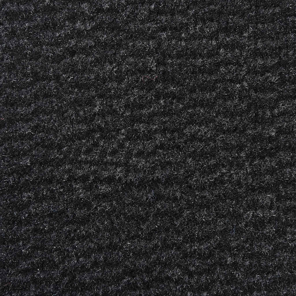 Zerbino antiscivolo nero 90 x 150 cm assorbente per acqua e sporco per ingressi esterni in PP nero 02_0058110