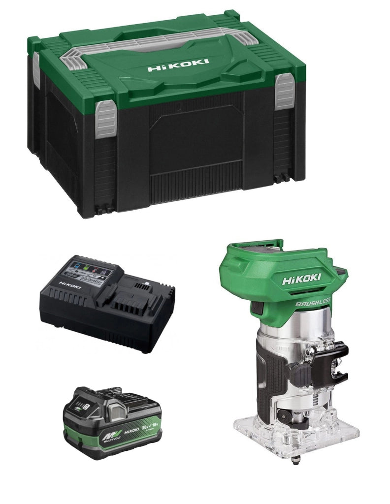 Rifilatore HIKOKI M1808DAA1X (1 x 2,5Ah/5,0Ah + UC18YSL3 + Valigetta HSC III)