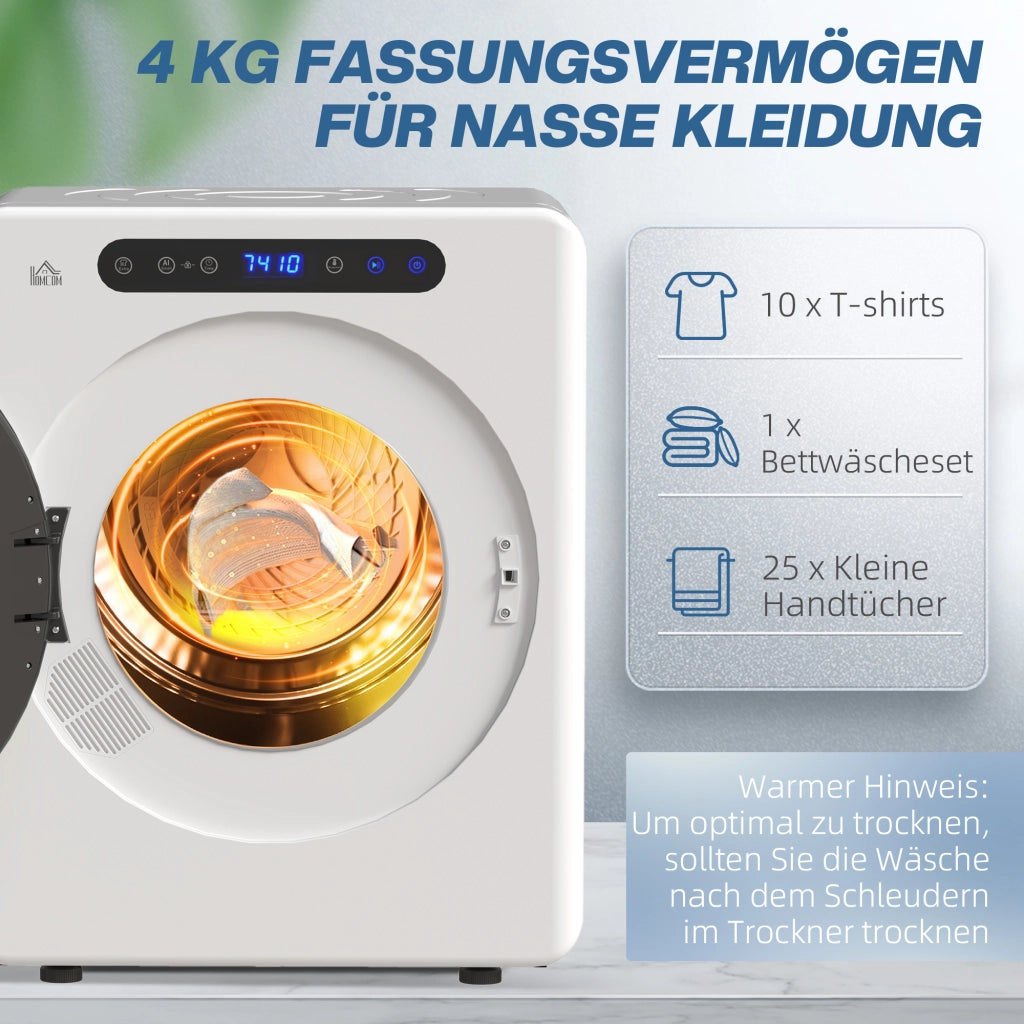 Asciugatrice 5 kg ¨C Xylo ¨C 6 programmi, touch control, bianco