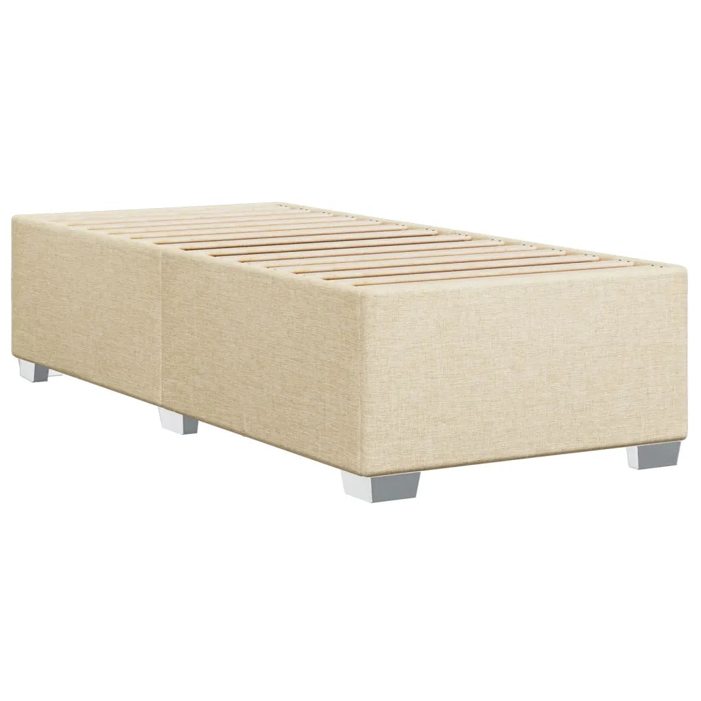 Giroletto a Molle con Materasso Crema 90x190 cm in Tessuto 3285741