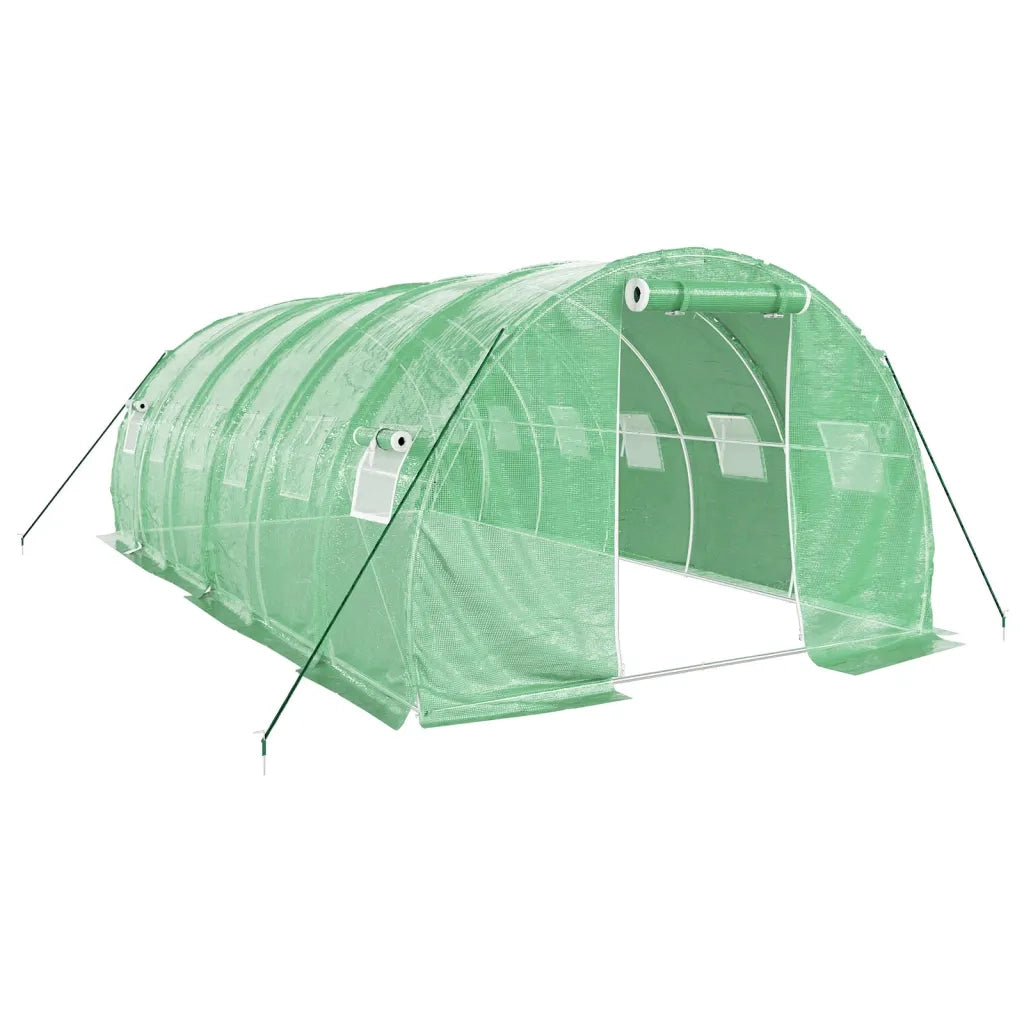 Serra con Telaio in Acciaio Verde 18 mÂ² 6x3x2 m