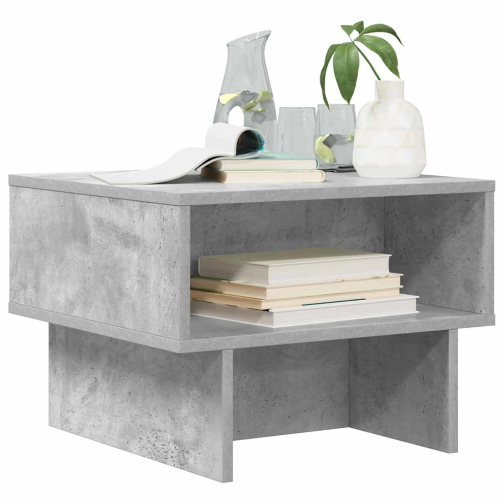 Tavolino da salotto Grigio cemento 48 x 46 x 35 cm 8000231