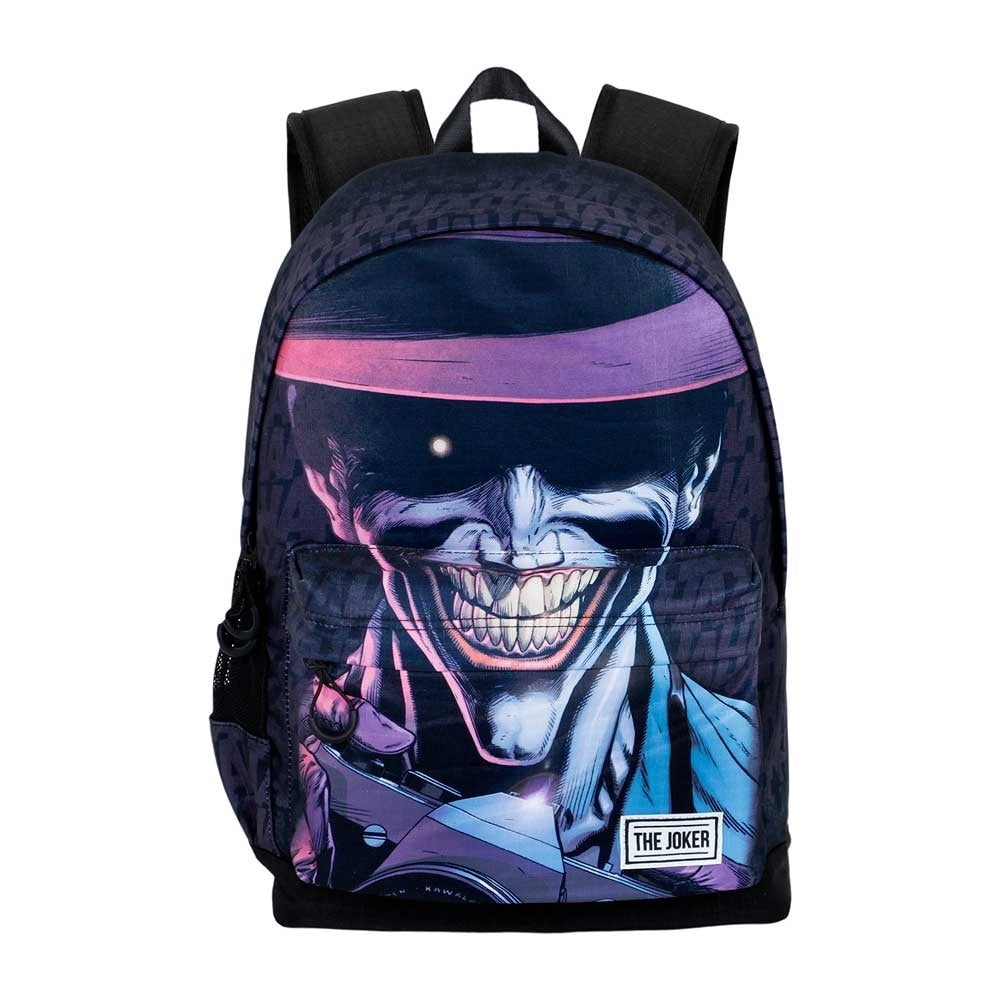 ZAINO  JOKER TEMPO LIBERO SCUOLA  NERO ECO 2.0 JOKER CRAZY - ZENCOCCO