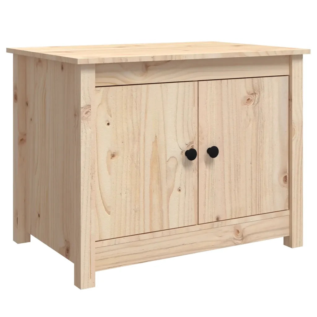 Tavolino da Salotto 71x49x55 cm in Legno Massello di Pino 820926