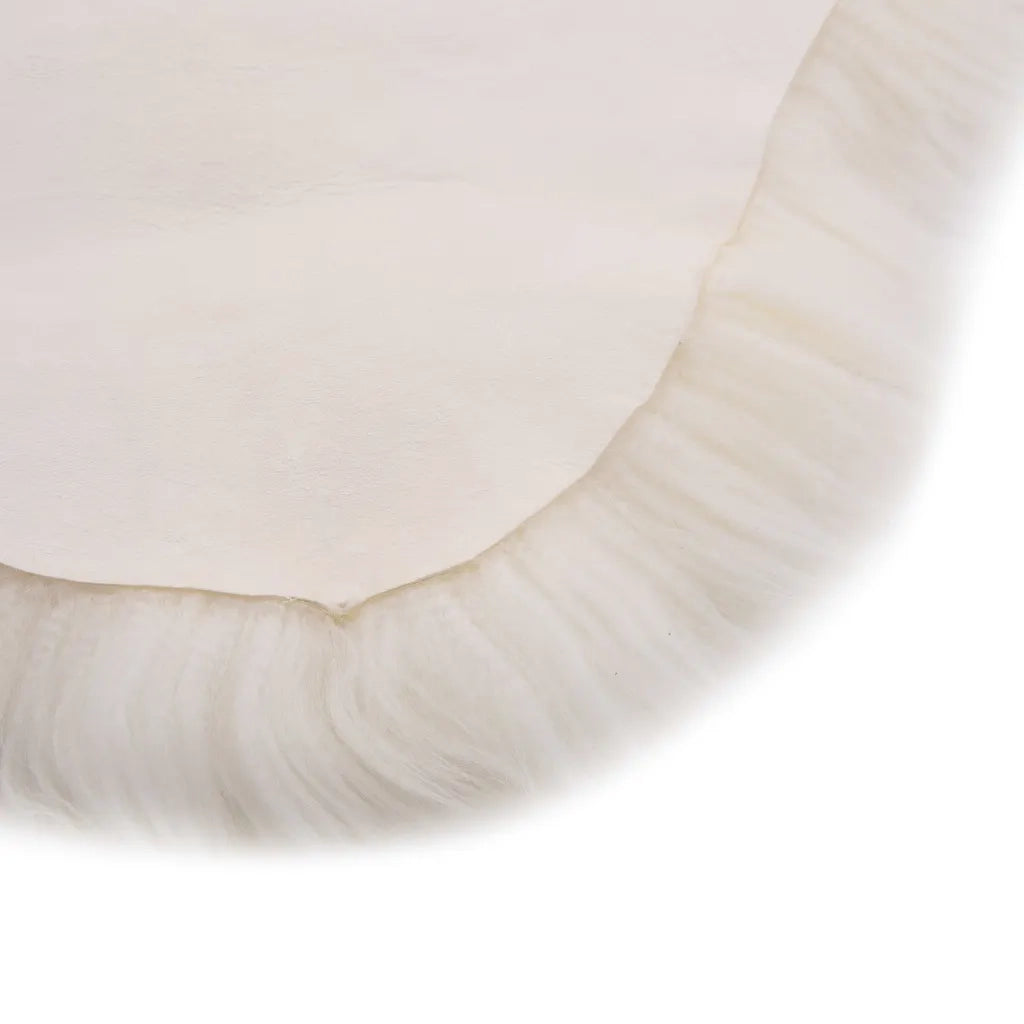Tappeto in Pelle di Montone 60x180 cm Bianco 283880