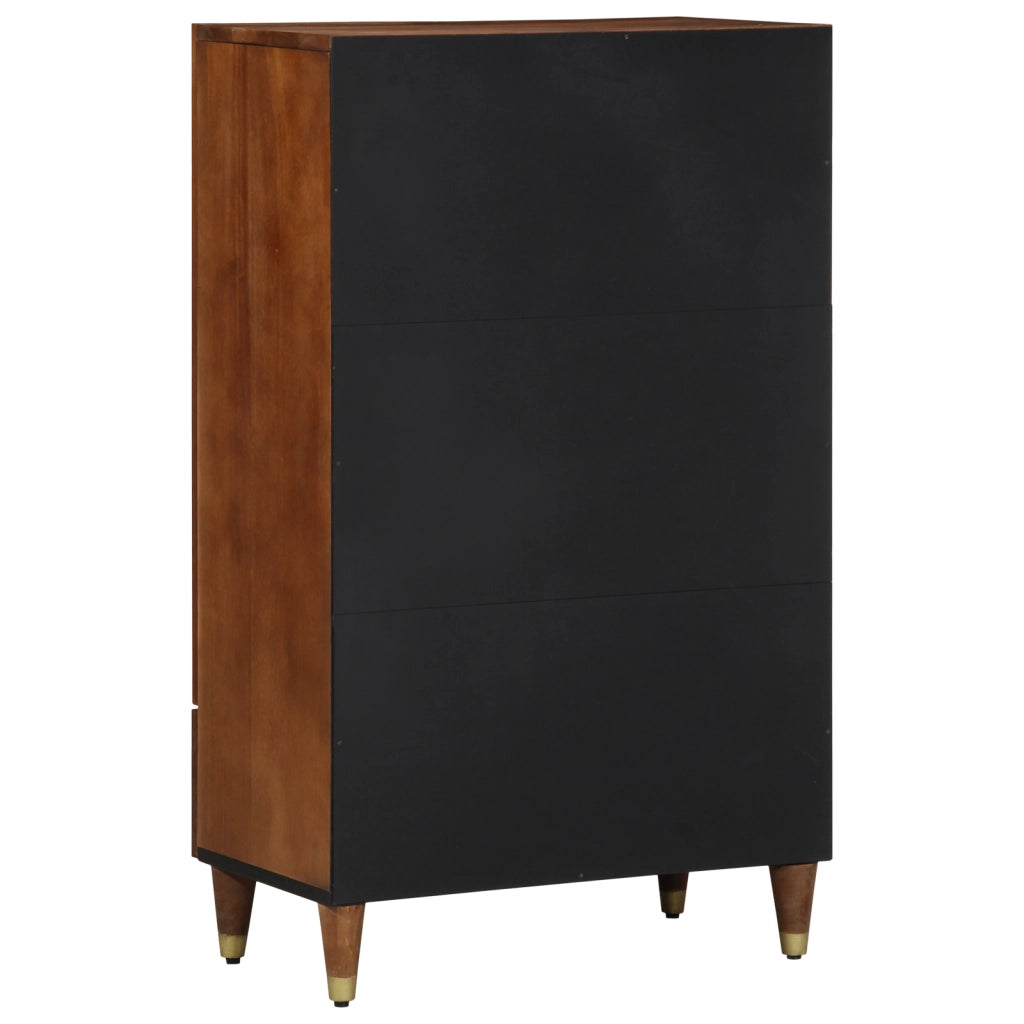 Alto Mobile 60x33x100 cm Legno Massello Mango