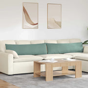 Cuscini da Divano 2 pcs Verde Mare 145 x 40 cm Tessuto in Cords 42013852
