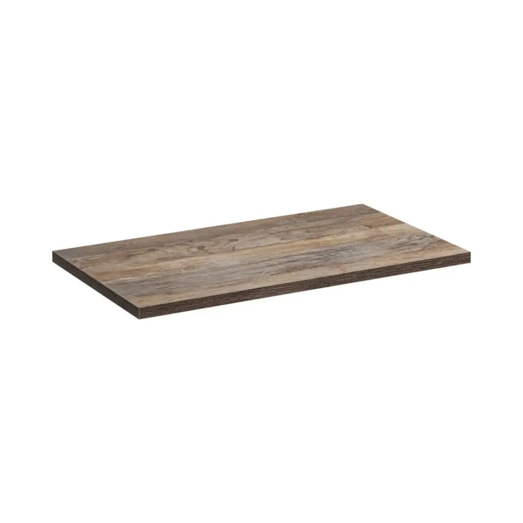 Piano lavabo VANTA quercia scura 80 cm – Mensola da bagno