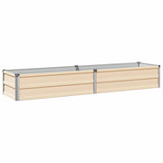 Letto rialzato da giardino Avorio 160 x 40 x 24 cm 8006326