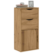Armadietto Laterale con Cassetti ODDA 40x24x79 cm Legno di Pino 4103597