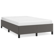 Letto matrimoniale | Letto per adulti | Giroletto Grigio 120x200 cm in Similpelle