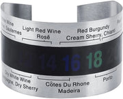 Termometro di Vino in Acciaio Inossidabile con Display LCD - Per Bottiglie di Birra e Vini Rossi - Sostenibile e Riciclabile - Misurazione Rapida della Temperatura - Resistenze