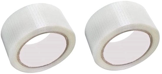 Trena di emergenza impermeabile - Nastro di riparazione per tenda - Cintura rinforzata - 2 pezzi - 5 cm x 8 m - Resistente a strappi e perforazioni