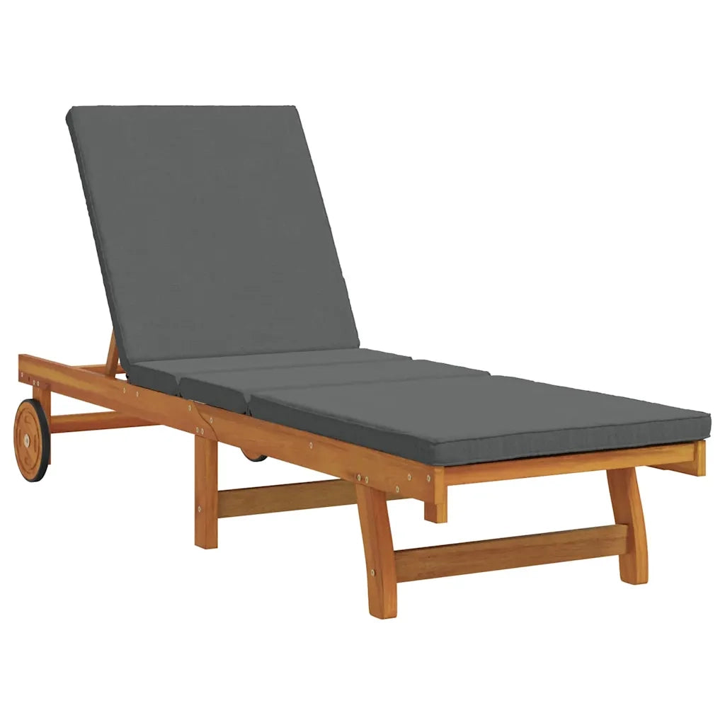 Lettino da sole Marrone 199 x 63 x 85 cm 4105536