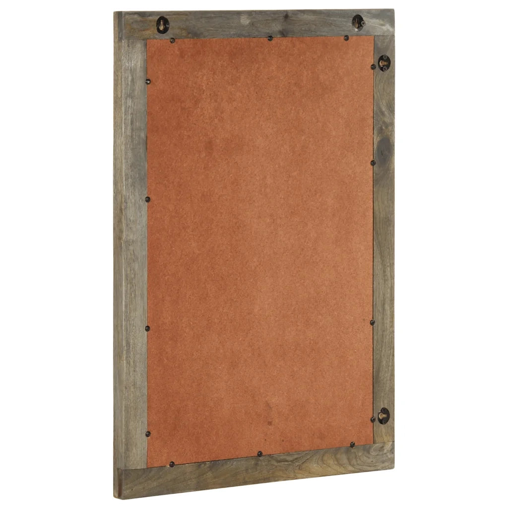 vidaXL Specchio da Bagno 50x2,5x70 cm in Legno Massello di Mango