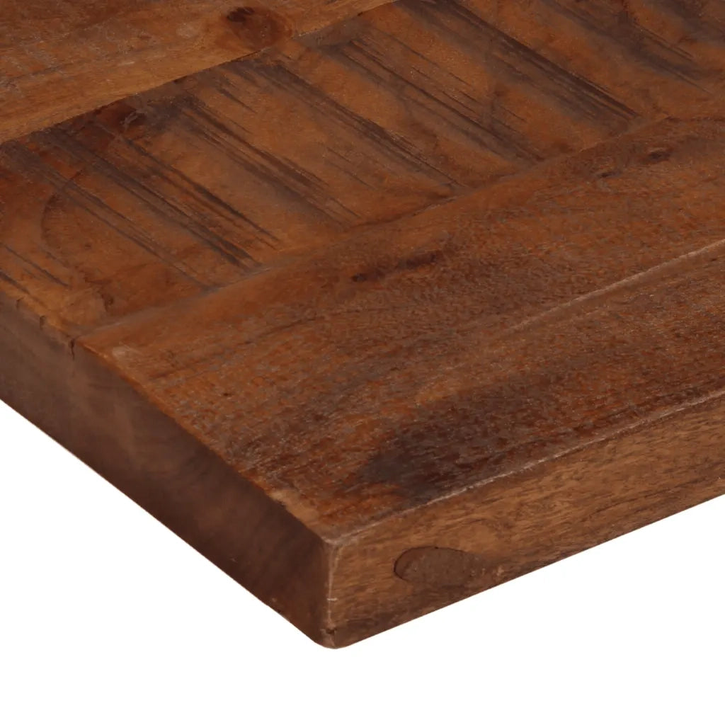 vidaXL Piano Tavolo 100x70x2,5 cm Rettangolare in Massello di Recupero