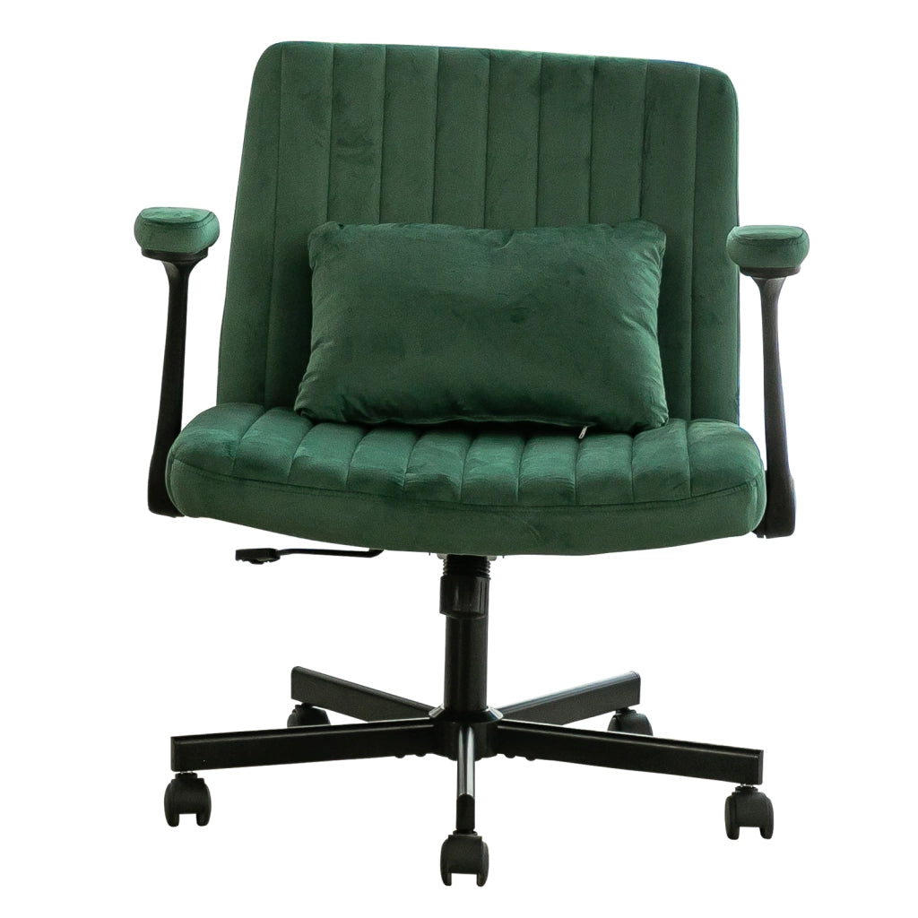 Sedia da Ufficio in Velluto ¨C MINIMAL ¨C Girevole, Braccioli Ribaltabili, Regolabile