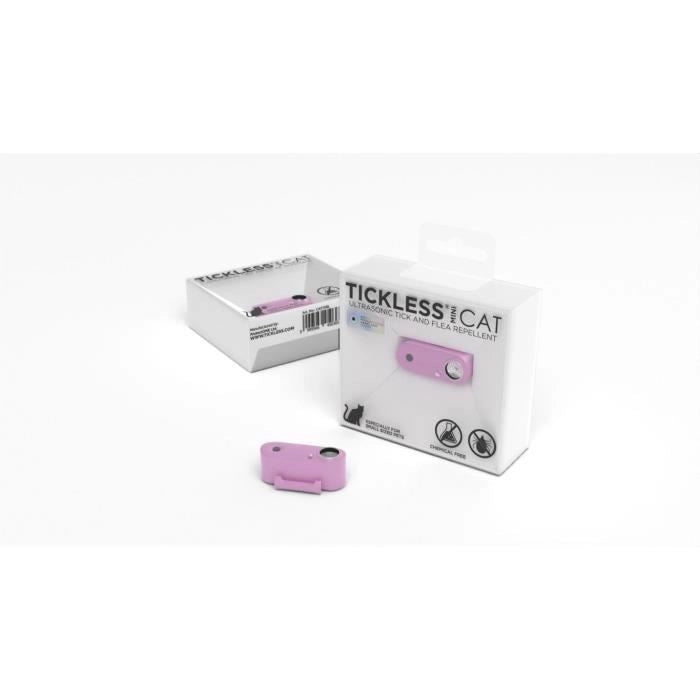 Repellente per gatti ad ultrasuoni - TICKLESS MINI CAT - Protezione contro zecche e pulci - Organo Viola