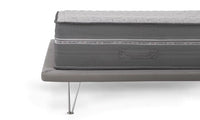 Amomali, Materasso Matrimoniale Sfoderabile Made in Italy, 200x160x32h cm Grigio