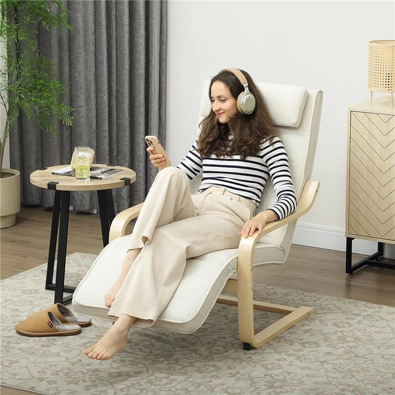 POLTRONA RELAX RISCALDANTE E MASSAGGIANTE CON POGGIAPIEDI REGOLABILE E TELECOMANDO, 67X95X101 CM, CREMA