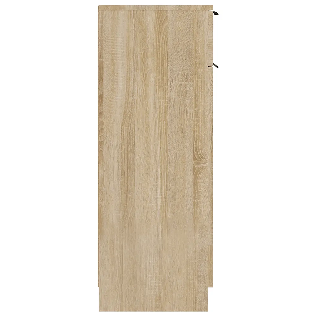 Armadio da Bagno Rovere Sonoma 32x34x90 cm in Legno Multistrato cod mxl 49547