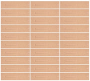 50 confezioni di penne in cartone di cartone con finestra trasparente, confezione per una penna per ufficio, scuola, regalo, 15,5 x 4 cm