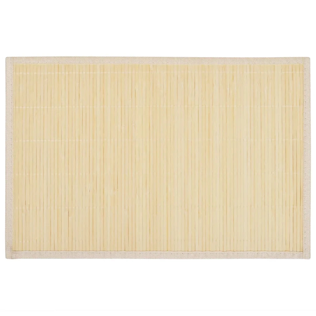 6 Tovagliette di Bamboo 30 x 45 cm Naturalecod mxl 105213
