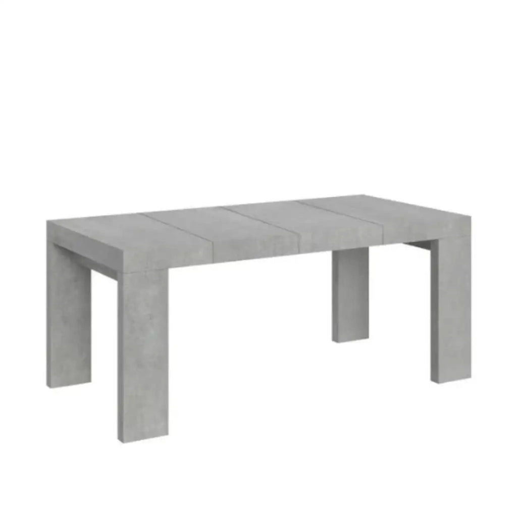 Tavolo allungabile 120/224x90 cm Roxell Premium colore cemento