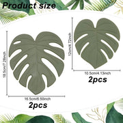 Sostegni in silicone - 4 pezzi di supporti termoresistenti per hot pot con decorazione a foglia