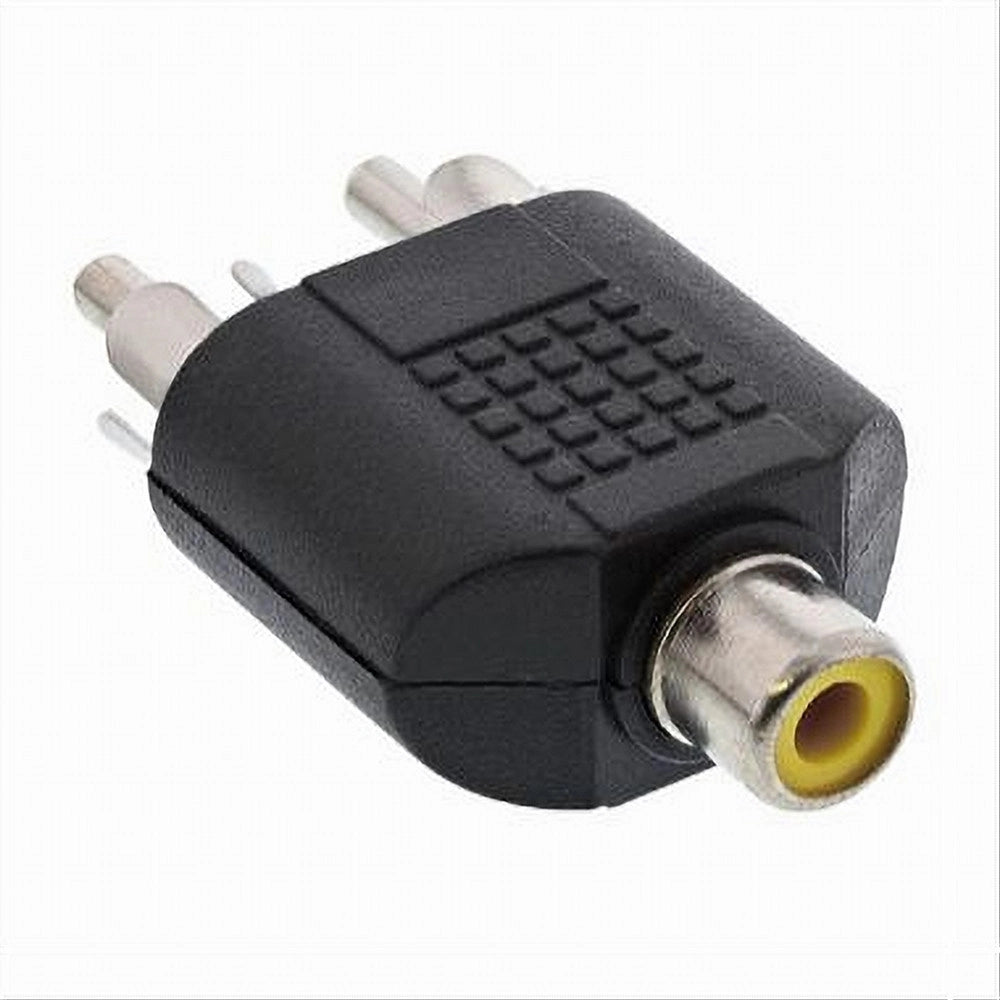 Trade Shop - Connettore Adattatore Splitter A Y Audio 2 X Rca Maschio A Rca Femmina C-050 -