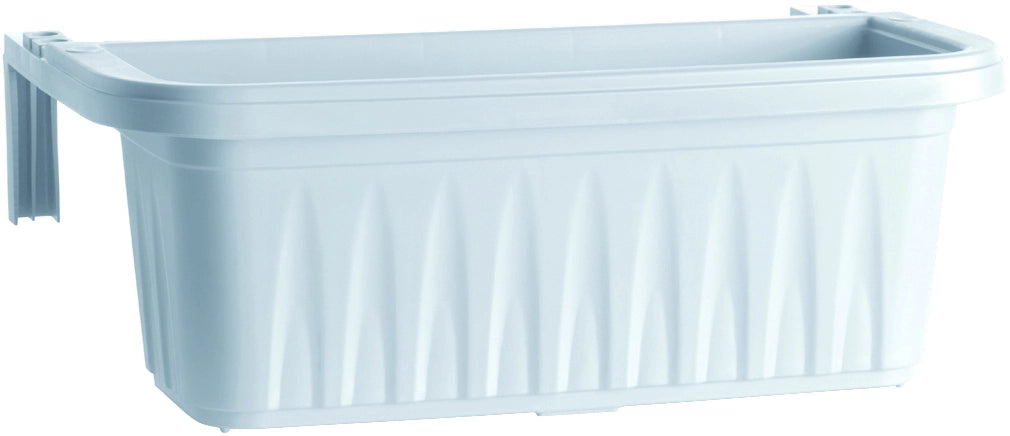 Bama FIORIERA RETTANGOLARE RONDINE Col. Bianco cm. 50x20x18,5 h