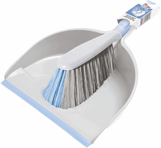 Set di pulizia a mano con spazzola e set di spazzole con occhi di gomma per la pulizia, grigio blu - Pulizia efficace di sporco e polvere