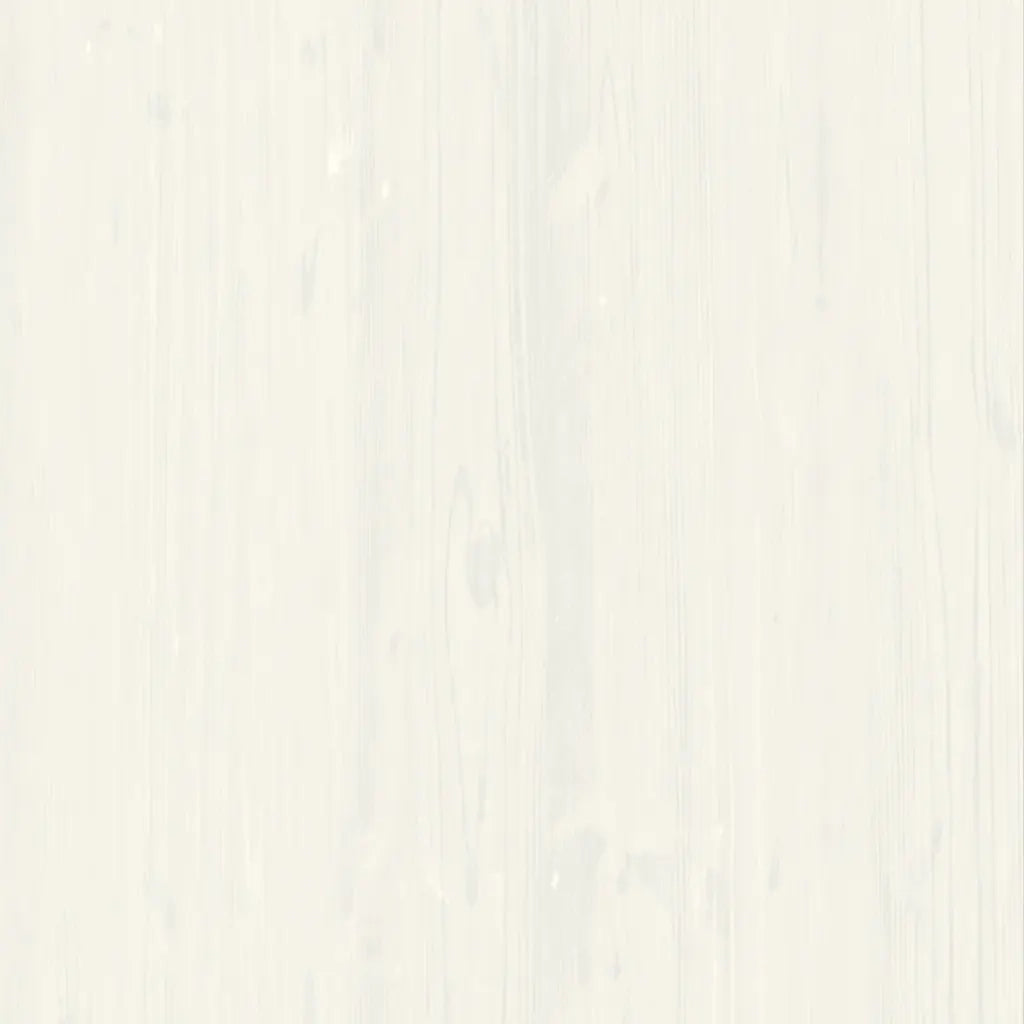 Credenza Cassetti VIGO Bianco 78x40x75 cm Legno Massello Pino 353203