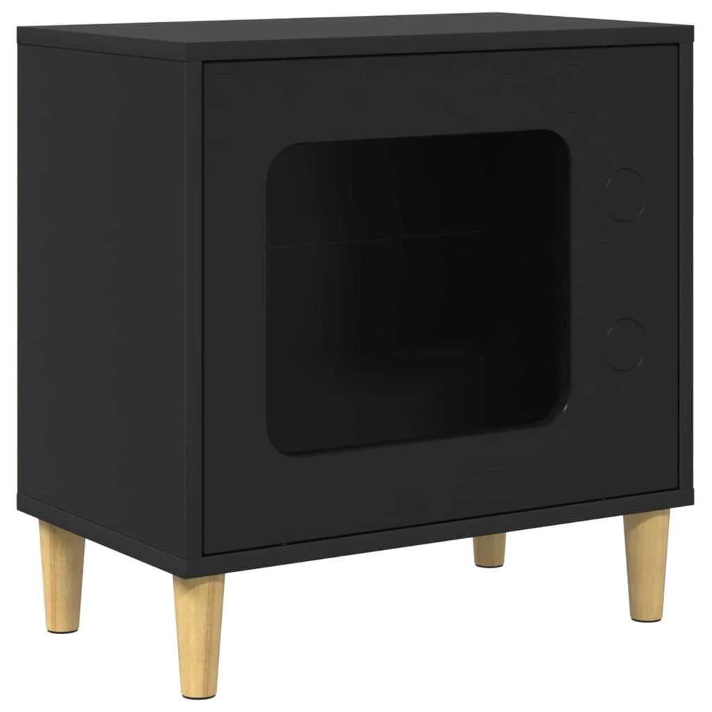 Casa per Gatti Nero 51 x 30 x 52 cm Legno multistrato
