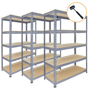 Scaffali da Garage Q-Rax ad Incastro Scaffalature da Officina Magazzino - Grigio
