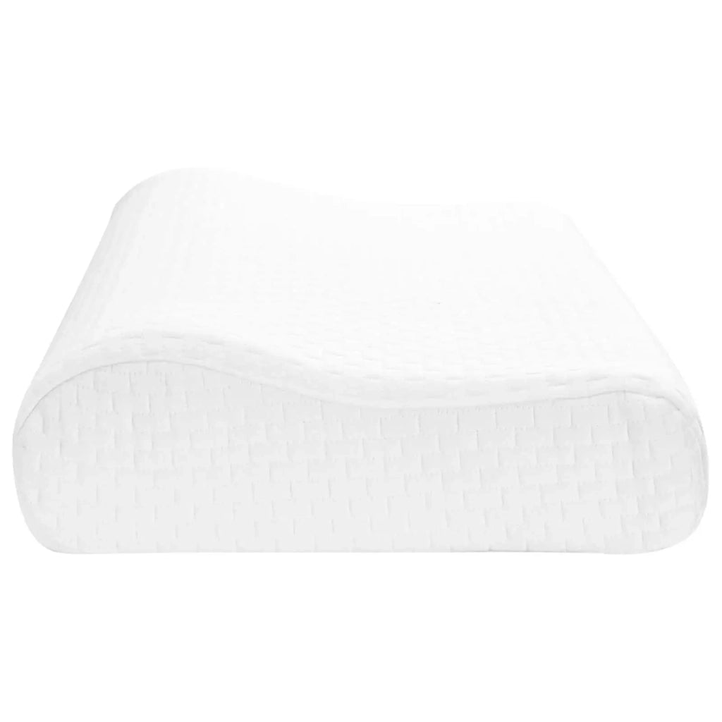 Cuscino da Letto Bianco 57 x 37 x 11,5 cm Schiuma Memory CFW2723159
