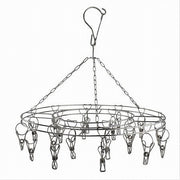 Trade Shop - Stendibiancheria 20 Mollette Rotondo 36 Cm In Acciaio Stendino Biancheria 10464 -