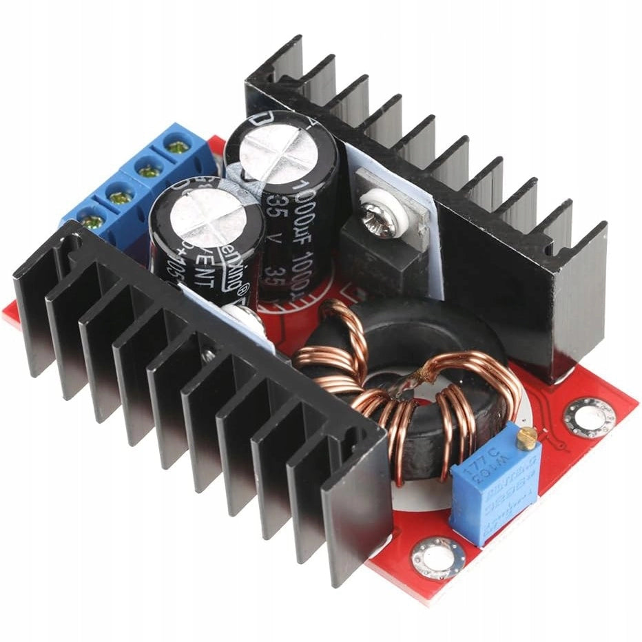 Convertitore DC-DC 150W 10A 12-35V Step-Up – Alta Efficienza >94% | Tensione Regolabile 12-32V