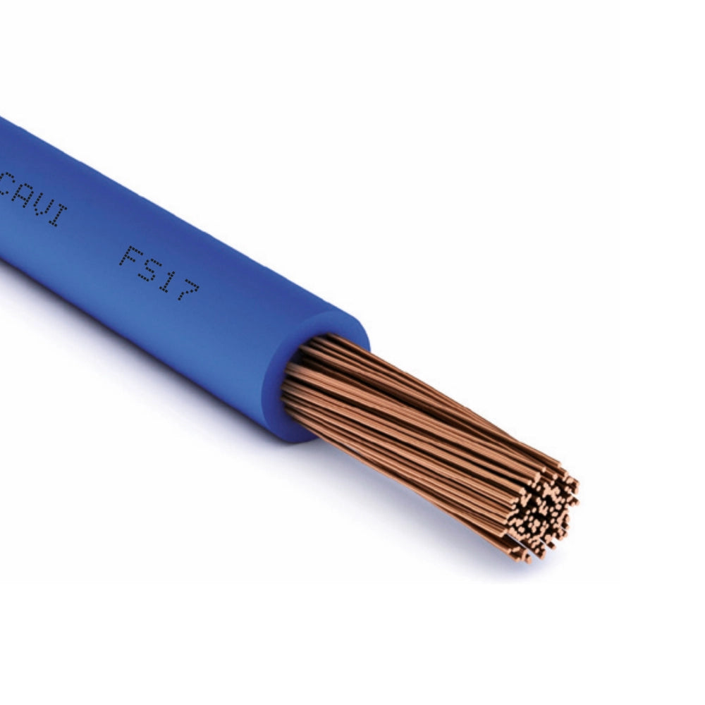 Cavo elettrico cordina unifilare fs17 sezione 25mmq marrone 25 metri