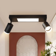 ZMH Faretto da soffitto 2 fiamme nero 3000K faretto da soffitto lampada da camera da letto per corridoio